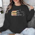 One More Chapter Sign Language Deaf Reading Book Lover Unisex Sweatshirt