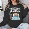 Orange Cat Reading Book 67 Six Seven Meme Unisex Sweatshirt