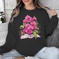 Orchids Flowers Book Floral Unisex Sweatshirt Orchids Flowers Book Floral Unisex Sweatshirt