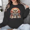 Owl Reading Books Book Library Bookworm Unisex Sweatshirt