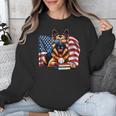 Patriotic German Shepherd Books Baseball USA Flag Vintage Unisex Sweatshirt Patriotic German Shepherd Books Baseball USA Flag Vintage Unisex Sweatshirt