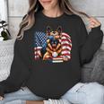 Patriotic German Shepherd Dog Books Baseball American Flag Unisex Sweatshirt Patriotic German Shepherd Dog Books Baseball American Flag Unisex Sweatshirt