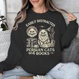 Persian Cat Persian Cats Persian Cats And Books For Men Women Kids Unisex Sweatshirt Persian Cat Persian Cats Persian Cats And Books For Men Women Kids Unisex Sweatshirt