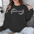 Plantrovert Introvert Gardener Plant Lady Unisex Sweatshirt