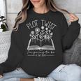 Plot Twist I'm Going To Be A Big Sister Literary Book Kids Unisex Sweatshirt