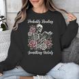 Probably Reading Something Unholy Book Lovers Unisex Sweatshirt