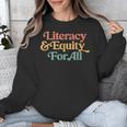 Protect Libraries Banned Books Literacy And Equity For All Unisex Sweatshirt Protect Libraries Banned Books Literacy And Equity For All Unisex Sweatshirt