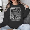 Protect Public Libraries Support Local Librarian Book Lover Unisex Sweatshirt