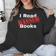 I Read Banned Books Censored Red Stamp Reading Librarian Unisex Sweatshirt I Read Banned Books Censored Red Stamp Reading Librarian Unisex Sweatshirt