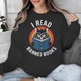I Read Banned Books For Men Women Cat Banned Books Unisex Sweatshirt