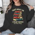 I Read Books Bookworm Halloween Unisex Sweatshirt I Read Books Bookworm Halloween Unisex Sweatshirt