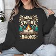 Read More Books Camping Outdoors Travel Campfire Smores Unisex Sweatshirt