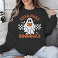 Read More Books Cute Ghost Reading Book Teacher Halloween Unisex Sweatshirt Read More Books Cute Ghost Reading Book Teacher Halloween Unisex Sweatshirt