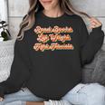 Read Books Lift Weights Fight Fascists Retro Reading Unisex Sweatshirt Read Books Lift Weights Fight Fascists Retro Reading Unisex Sweatshirt