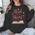 Read Your Heart Out Book Escape Into Stories Unisex Sweatshirt Read Your Heart Out Book Escape Into Stories Unisex Sweatshirt