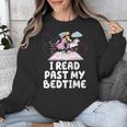 I Read Past My Bedtime Reading Unicorn Book Lover Unisex Sweatshirt I Read Past My Bedtime Reading Unicorn Book Lover Unisex Sweatshirt