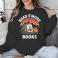 Read S'More Books Cute Campfire Reading Book Lovers Unisex Sweatshirt
