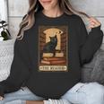 The Reader Cat Book Reading Halloween Tarot Card Unisex Sweatshirt The Reader Cat Book Reading Halloween Tarot Card Unisex Sweatshirt