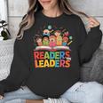 Readers Are Leaders Motivational Reading Book Quote Unisex Sweatshirt Readers Are Leaders Motivational Reading Book Quote Unisex Sweatshirt