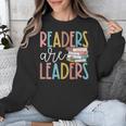 Readers Are Leaders Reading Book Lovers Teacher Women Kids Unisex Sweatshirt Readers Are Leaders Reading Book Lovers Teacher Women Kids Unisex Sweatshirt