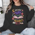 Reading 6 7 Meme Six Seven Cozy Book Lover Teacher Unisex Sweatshirt