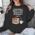 Reading 6-7 Six Seven Meme English Teacher Book Lover Unisex Sweatshirt
