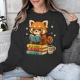 Reading Book Lover Red Panda Read Books Be Kind Stays Weird Unisex Sweatshirt Reading Book Lover Red Panda Read Books Be Kind Stays Weird Unisex Sweatshirt