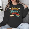 Reading Is My Favorite Sport Book Lover Unisex Sweatshirt