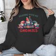 Reading With My Gnomies Reading Book Christmas Unisex Sweatshirt Reading With My Gnomies Reading Book Christmas Unisex Sweatshirt