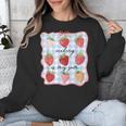 Reading Is My Jam Preppy Stawberry Bookworm Book Lover Nerd Unisex Sweatshirt Reading Is My Jam Preppy Stawberry Bookworm Book Lover Nerd Unisex Sweatshirt