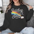 Reading Is The Key To Smart Book Lover Bookworm Reader Unisex Sweatshirt