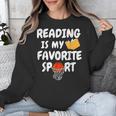 Reading Is My Tee Favorite Sport Basketball World Book Day Unisex Sweatshirt Reading Is My Tee Favorite Sport Basketball World Book Day Unisex Sweatshirt