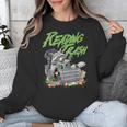Reading Trash Racoon Bookworm Bookish Librarian Book Lover Unisex Sweatshirt Reading Trash Racoon Bookworm Bookish Librarian Book Lover Unisex Sweatshirt