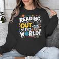 Reading Is Out Of This World Space Book Lover Kids Unisex Sweatshirt Reading Is Out Of This World Space Book Lover Kids Unisex Sweatshirt