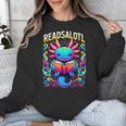 Readsalotl Axolotl Book Lovers Axolotls Unisex Sweatshirt