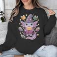 ReadsALOTL Cute Axolotl Book Lover Unisex Sweatshirt