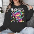 Readsolotl Cute Axolotl Book Lover Reading Women Girls Unisex Sweatshirt