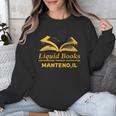 Reality Optional Reading Required Gamer Panther Book Unisex Sweatshirt