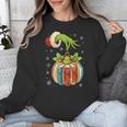 Retro Christmas Ornament Book Christmas Teacher Librarian Unisex Sweatshirt