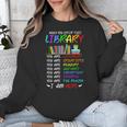 Retro Librarian Book Reader Library Book Reading Unisex Sweatshirt