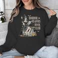 Retro Scary Horror Readers Book Club Spooky Halloween Unisex Sweatshirt