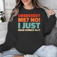 Retro Superheroes Art Graphic Novels Vintage Comic Books Unisex Sweatshirt
