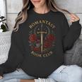 Romantasy Book Club Coffee Sword Roses Unisex Sweatshirt Romantasy Book Club Coffee Sword Roses Unisex Sweatshirt