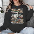 RtY Book Man Graphic Eyes Colorful Art Small Unisex Sweatshirt RtY Book Man Graphic Eyes Colorful Art Small Unisex Sweatshirt