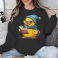 Rubber Duck Reading Book Rubber Duckie Reader Coffee Lover Unisex Sweatshirt