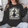 Salem Witch Book Club Vintage Halloween Cat Book Lover Unisex Sweatshirt