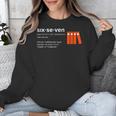 Six Seven Meme Reading Book Lover 6-7 67 Definition Unisex Sweatshirt