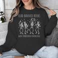 Skeleton Read Banned Books Gain Forbidden Knowledge Unisex Sweatshirt