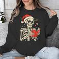 Skeleton Reading Book Christmas Teacher Librarian Book Lover Unisex Sweatshirt Skeleton Reading Book Christmas Teacher Librarian Book Lover Unisex Sweatshirt