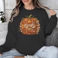 Smart Book Pumpkin Retro Fall Teacher Reading Halloween Unisex Sweatshirt Smart Book Pumpkin Retro Fall Teacher Reading Halloween Unisex Sweatshirt